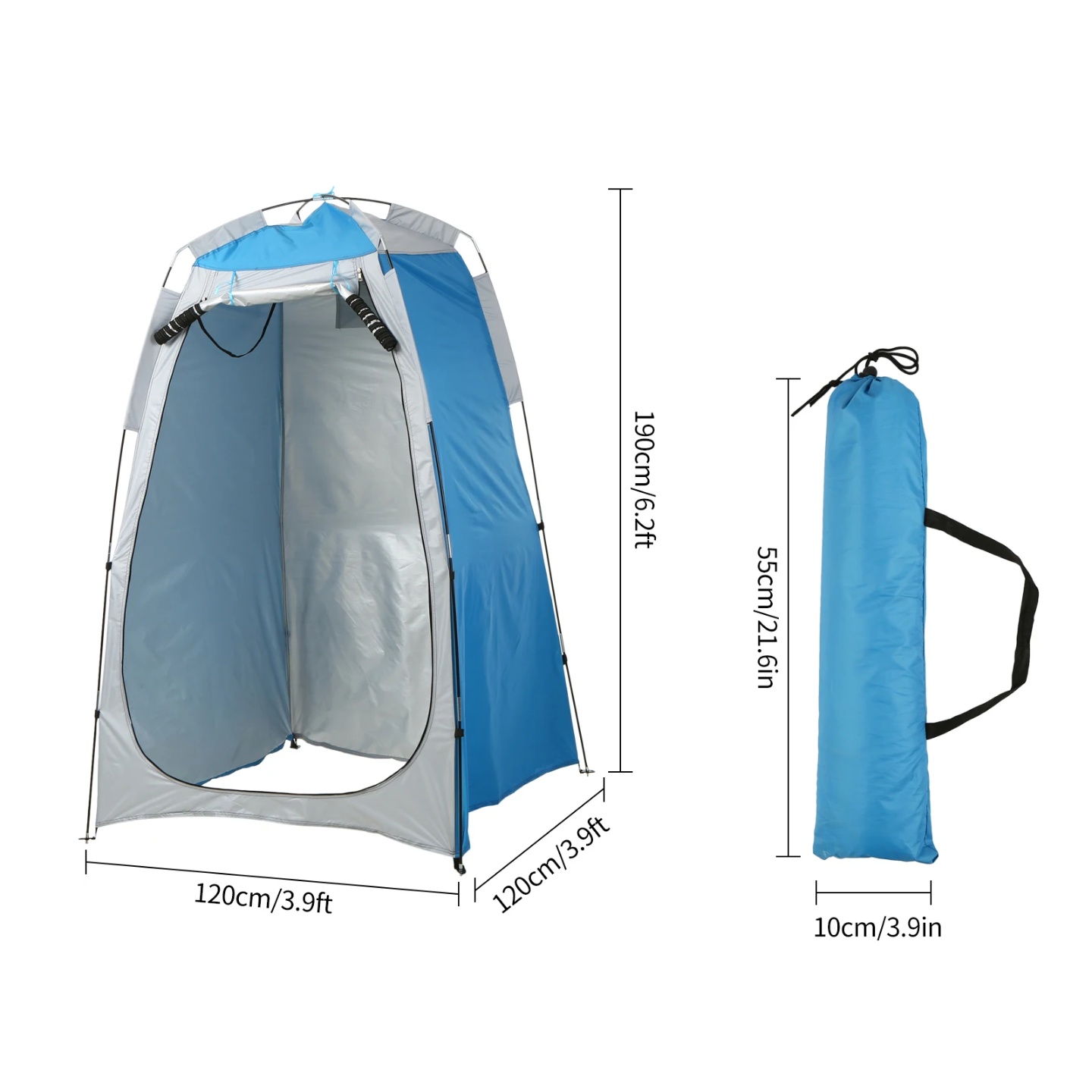 Portable Beach Shower Toilet Changing Tent Sun Rain Shelter