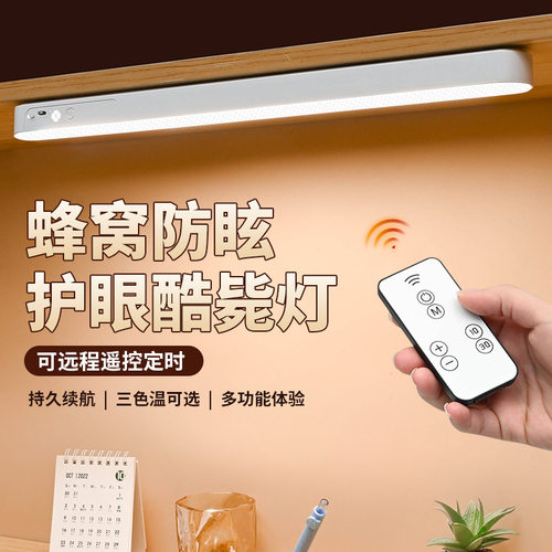 LED Eye-Caring Rechargeable Desk Lamp, Dorm Study Light