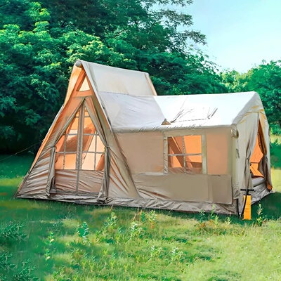 Inflatable Tents for Camping, 8 Person Tent with TPU Skylig