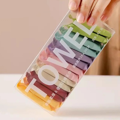 14Pcs Disposable Compressed Towels Absorbent Travel Wash Cl