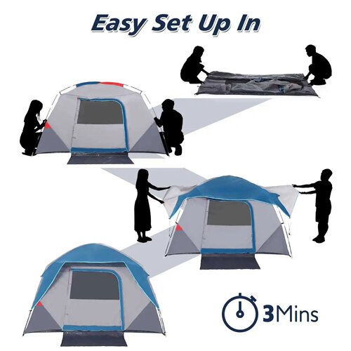 Camping Tent Outdoors Trip Tent Easy Set up Camping Tent 4