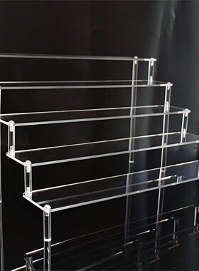 1-4 Tier Acrylic Display Stand Durable Display Rack For Cup