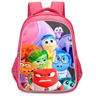 Girls School Backpack with Double Zipper Pocket,Pink Cartoo