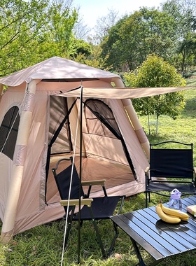A large air tent that can accommodate 5-8 people, outdoor w