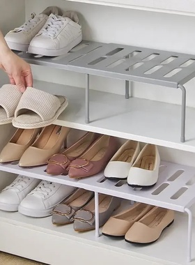 Layered Shoe Rack Extensible Shoe Hanger Storage Space Savi
