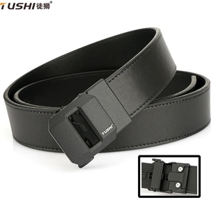 TUSHI Genuine Leather belt for Men's Belt Quick Release All