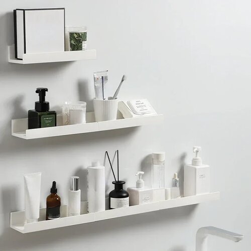 Multifunction Wall Mounted Storage Rack Self Adhesive No-dr