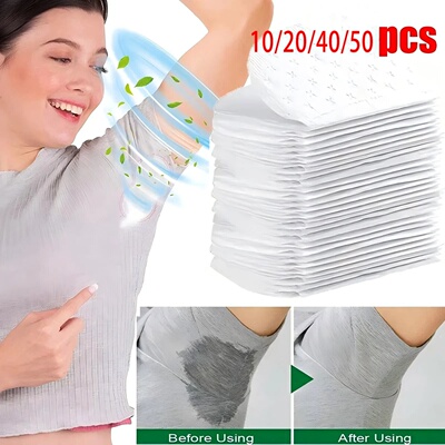 50pcs Underarm Pads Dress Clothing Perspiration Deodorant