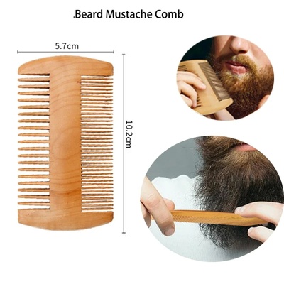 Soft Boar Bristle Wood Beard Brush Hairdresser Shaving Tool
