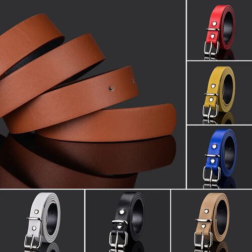 Children PU Leather Belts Boys Girls Kid Waist Strap Waistb