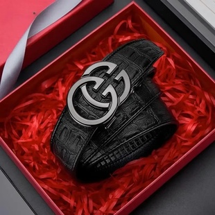 High Quality Genuine Leather Belt For Men's Luxury Automati