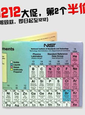 化学元素周期表 iwallet纸钱包 硬币不会掉 现货 钱包 潮