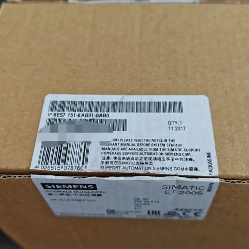 议价6es7151-8ab01-0ab0 接口模块 IM151-8 PN/DP CPU ET200S议价