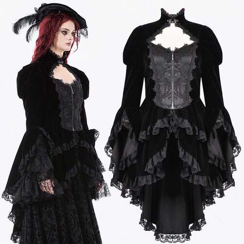 DARK IN LOVE哥特女装 暗黑系蛋糕裙连衣裙 JW288