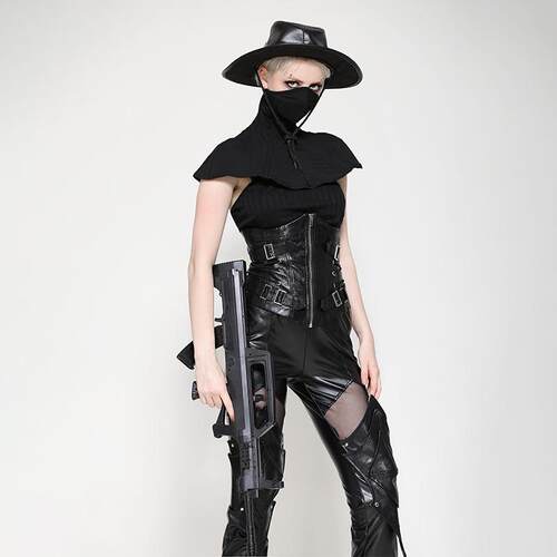 Dark in Love个性原创欧美朋克风金属装饰腰封CW088