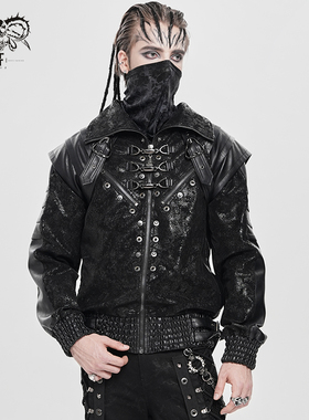 DevilFashion哥特风黑色皮衣外套CT271