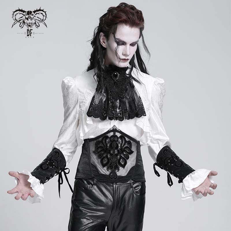 Devil Fashion恶魔时尚哥特暗黑男装复古英伦紧身腰封腰带AS200