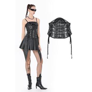 DARK IN LOVE哥特女装多扣科技朋克腰间扣CW105