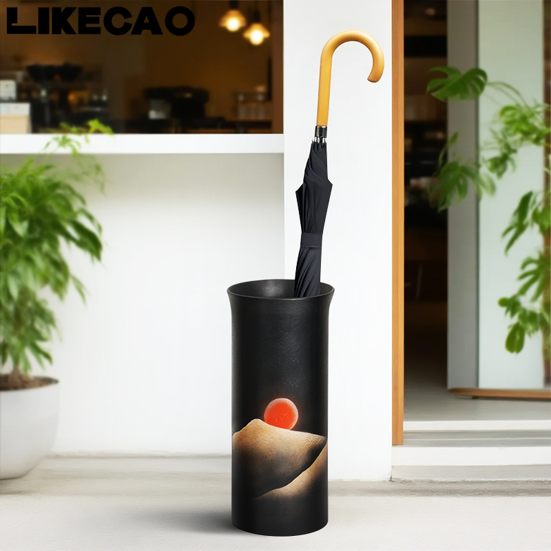 likecao复古雨伞桶民宿创意雨伞收纳桶家用门口伞桶雨伞收纳架