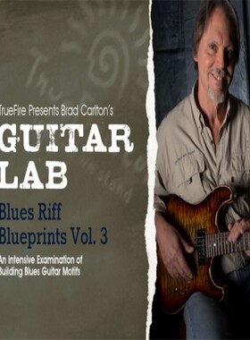 TrueFire Guitar Lab Blues Riff Blueprints Vol.3 Brad Carlton