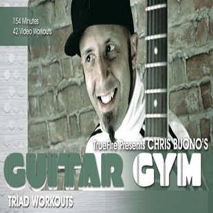 TrueFire Guitar Gym Triads Chris Buono 吉他三和弦训练+音视谱