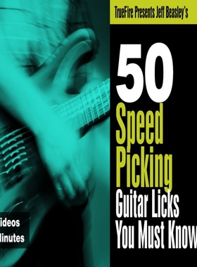 TrueFire 50 Speed Picking Guitar Licks Jeff Beasley 速弹乐句