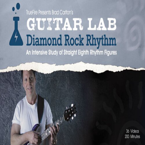 TrueFire Guitar Lab Diamond Rock Rhythm Brad Carlton摇滚吉他