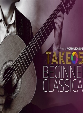 TrueFire Take 5 Beginner Classical Andrew Leonard 古典吉他