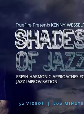 TrueFire Shades of Jazz Kenny Wessel 爵士吉他即兴教程+音视谱