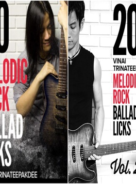 20 Melodic Rock Ballad Licks Vinai Trinateepakdee2套吉他乐句