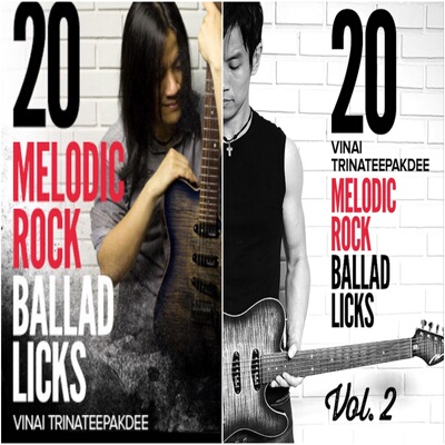 20 Melodic Rock Ballad Licks Vinai Trinateepakdee2套吉他乐句