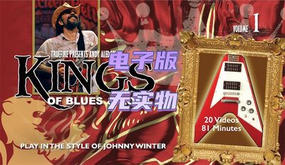 TrueFire Kings of Blues & Rock 1 Johnny Winter Andy Aledort