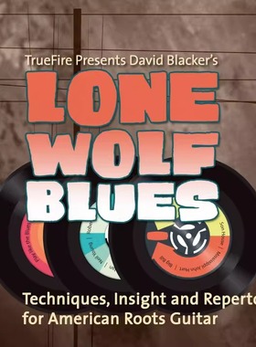 TrueFire Lone Wolf Blues David Blacker 乡村布鲁斯吉他+视谱
