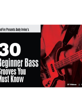 TrueFire 30 Beginner Bass Grooves Andy Irvine 贝斯律动教程