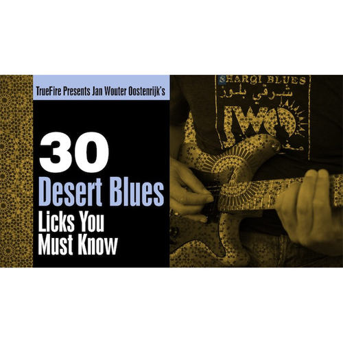 TrueFire 30 Desert Blues Licks Jan Wouter Oostenrijk 布鲁斯