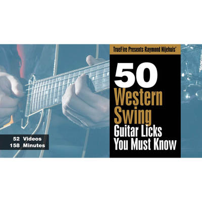 TrueFire 50 Western Swing Guitar Licks Ray Nijenhuis爵士吉他