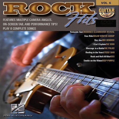 Guitar Play Along Vol.06 Rock Hits Solo 摇滚吉他歌曲独奏教程