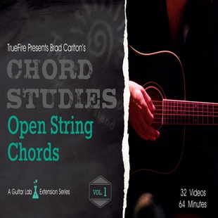 Open String Chords TrueFire Brad Studies Vol.1 Carlton Chord