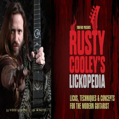 TrueFire Lickopedia Rusty Cooley 7弦吉他乐句技巧概念视频教程