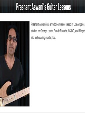 GuitarTricks Prashant Aswani Guitar Lessons 金属吉他+音视谱