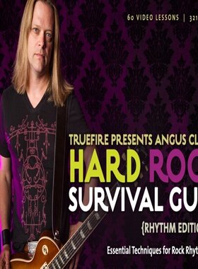 TrueFire Hard Rock Guitar Survival Guide Rhythm Angus Clark