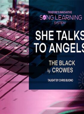 TrueFire Song Learning System She Talks to Angels Chris Buon