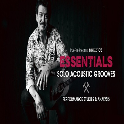 TrueFire Essentials Solo Acoustic Grooves Mike Zito 原声吉他