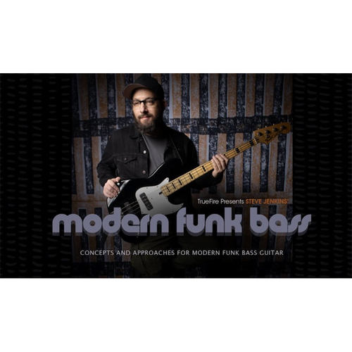 TrueFire Modern Funk Bass Steve Jenkins 现代放克贝斯+音视谱