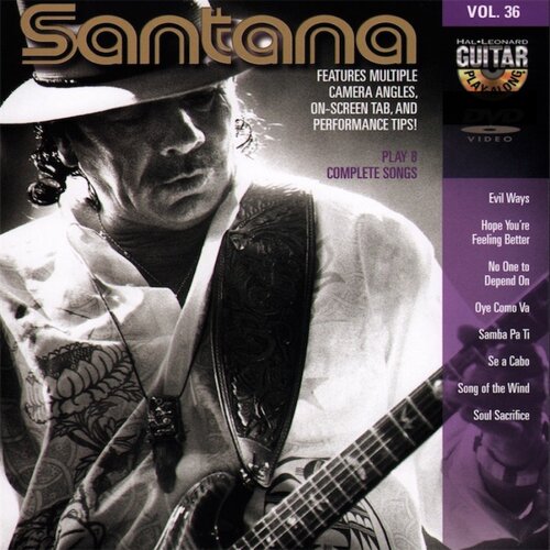 Guitar Play Along Vol.36 Santana Solo 桑塔纳乐队吉他独奏教程