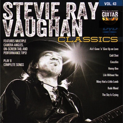 Guitar Play Along 43 Stevie Ray Vaughan Classics SRV吉他教程