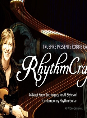 TrueFire Rhythm Craft Robbie Calvo 吉他节奏技巧视频教程+音谱