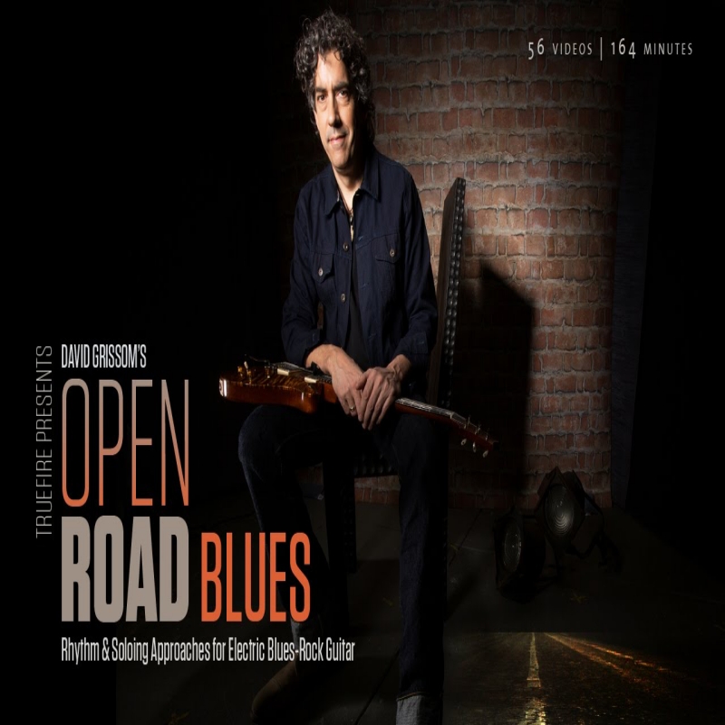 TrueFire Open Road Blues David Grissom 布鲁斯吉他教程+音视谱