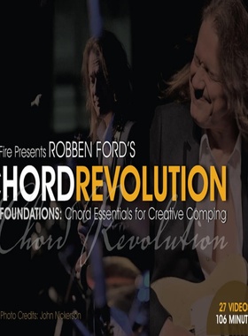 TrueFire Chord Revolution Robben Ford 吉他和弦创新+音视谱