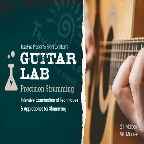 TrueFire Guitar Lab Precision Strumming Brad Carlton吉他扫弦